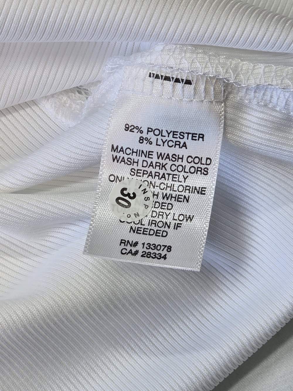 Lucky in Love VaporTex Neon Stripe Long Sleeve Activewear Top White XL NWT - Picture 13 of 13